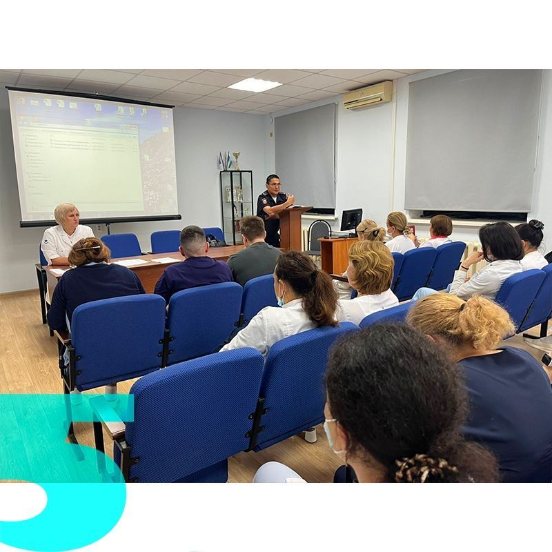 Информационная беседа с сотрудниками Больницы №5 г.Уфы на тему телефонное и кибер мошенничество